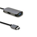 Qoltec Adapter USB 3.1 C męski / HDMI żeński | VGA żeńskie Qoltec Adapter USB 3.1 C męski / HDMI żeński | VGA żeńskie
