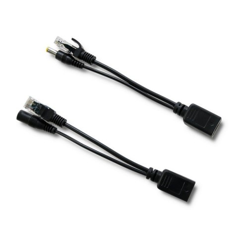 Qoltec Adapter zasilania PoE | LAN | RJ-45