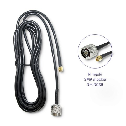 Qoltec Antena 4G LTE dookólna DUAL | 30dBi | wewnętrzno-zewnętrzna