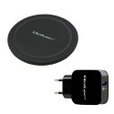 Qoltec Bezprzewodowa ładowarka indukcyjna RING 10W + Ładowarka sieciowa 18W | 5V | 3A | Qualcomm Quick Charge 3.0 Qoltec Bezprzewodowa ładowarka indukcyjna RING 10W + Ładowarka sieciowa 18W | 5V | 3A | Qualcomm Quick Charge 3.0