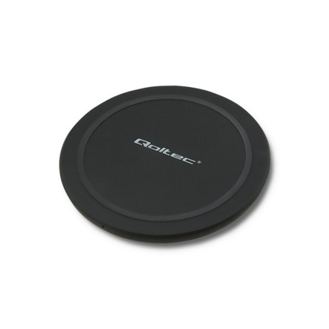 Qoltec Bezprzewodowa ładowarka indukcyjna RING | Qualcomm QuickCharge 3.0 10W | Czarny Qoltec Bezprzewodowa ładowarka indukcyjna RING | Qualcomm QuickCharge 3.0 10W | Czarny