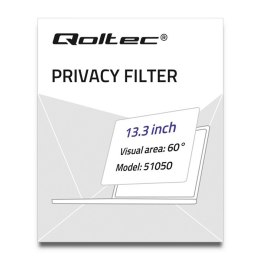 Qoltec Filtr prywatyzujący RODO 13.3