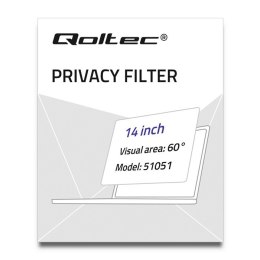 Qoltec Filtr prywatyzujący RODO 14