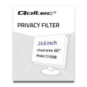 Qoltec Filtr prywatyzujący RODO 23.6" | 16:9 Qoltec Filtr prywatyzujący RODO 23.6" | 16:9