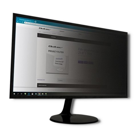 Qoltec Filtr prywatyzujący RODO 27" | 16:9 Qoltec Filtr prywatyzujący RODO 27" | 16:9