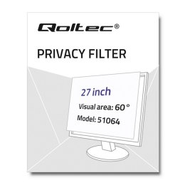 Qoltec Filtr prywatyzujący RODO 27