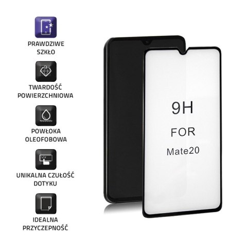 Qoltec Hartowane szkło ochronne PREMIUM do Huawei Mate 20 | 5D | PEŁNE | CZARNE Qoltec Hartowane szkło ochronne PREMIUM do Huawei Mate 20 | 5D | PEŁNE | CZARNE