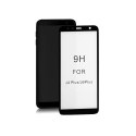 Qoltec Hartowane szkło ochronne PREMIUM do Samsung Galaxy J6+ 2018 | 6D | Czarne | Pełne
