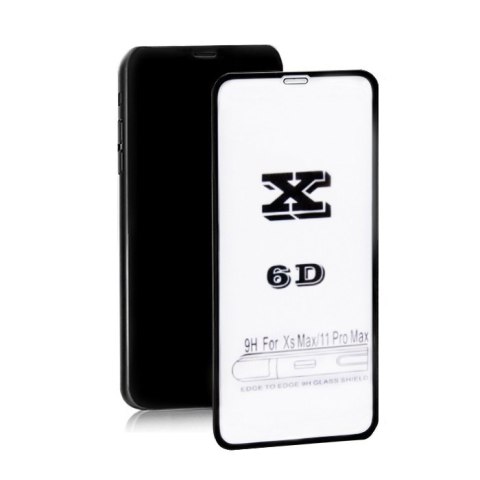 Qoltec Hartowane szkło ochronne PREMIUM do iPhone Xs Max | PEŁNE | 6D | CZARNE Qoltec Hartowane szkło ochronne PREMIUM do iPhone Xs Max | PEŁNE | 6D | CZARNE