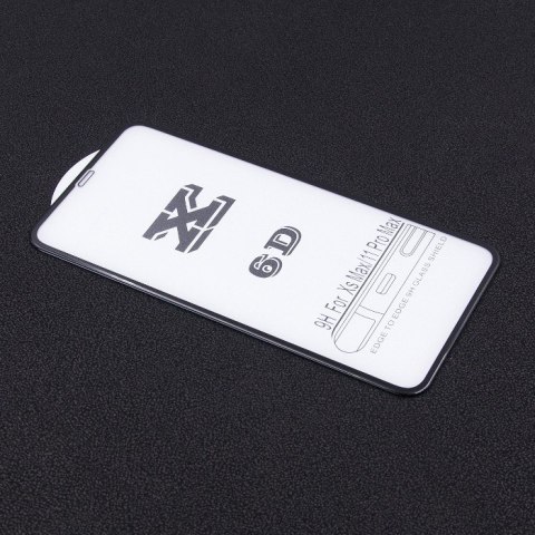 Qoltec Hartowane szkło ochronne PREMIUM do iPhone Xs Max | PEŁNE | 6D | CZARNE Qoltec Hartowane szkło ochronne PREMIUM do iPhone Xs Max | PEŁNE | 6D | CZARNE