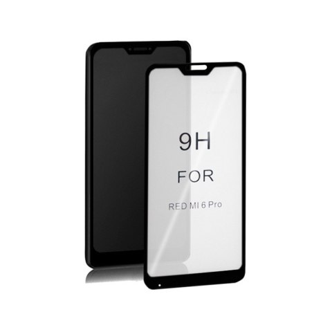 Qoltec Hartowane szkło ochronne PREMIUM do Xiaomi A2 Lite | 6D | Czarne Qoltec Hartowane szkło ochronne PREMIUM do Xiaomi A2 Lite | 6D | Czarne