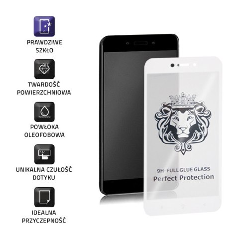 Qoltec Hartowane szkło ochronne PREMIUM do Xiaomi Redmi 5A | BIAŁE Qoltec Hartowane szkło ochronne PREMIUM do Xiaomi Redmi 5A | BIAŁE