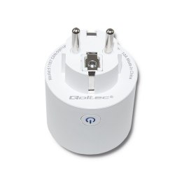 Qoltec Inteligentne gniazdo Wi-Fi SMART | Białe