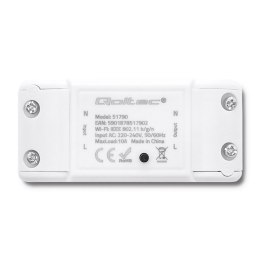 Qoltec Inteligentny przełącznik Wi-Fi SMART | Biały