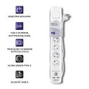 Qoltec Listwa antyprzepięciowa | 6xE, 2xUSB | 1.4m Qoltec Listwa antyprzepięciowa | 6xE, 2xUSB | 1.4m