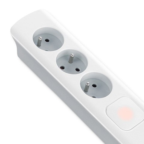 Qoltec Listwa zasilająca | 3 gniazda | 1.4m