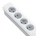 Qoltec Listwa zasilająca | 4 gniazda | 1.4m Qoltec Listwa zasilająca | 4 gniazda | 1.4m