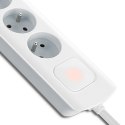 Qoltec Listwa zasilająca | 8 gniazd | 1.4m Qoltec Listwa zasilająca | 8 gniazd | 1.4m