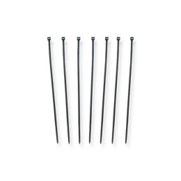 Qoltec Opaska zaciskowa | 2.5*150mm | Nylon UV | Czarna