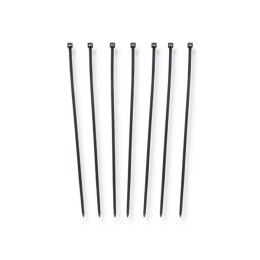 Qoltec Opaska zaciskowa | 2.5*200mm | Nylon UV | Czarna