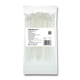 Qoltec Opaska zaciskowa | 3.6*150mm | Nylon UV | Biała