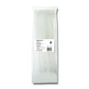 Qoltec Opaska zaciskowa | 4.8*300mm | Nylon UV | Biała Qoltec Opaska zaciskowa | 4.8*300mm | Nylon UV | Biała