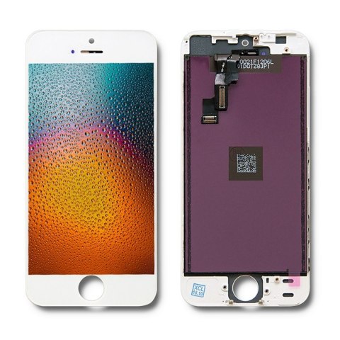 Qoltec Wyświetlacz dotykowy LCD do iPhone 5S/SE | ramka biała Qoltec Wyświetlacz dotykowy LCD do iPhone 5S/SE | ramka biała