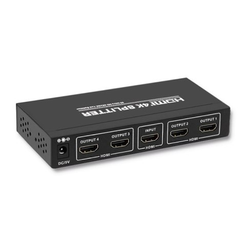 Qoltec Aktywny rozdzielacz Splitter HDMI v. 1.4| 1x4 Qoltec Aktywny rozdzielacz Splitter HDMI v. 1.4| 1x4