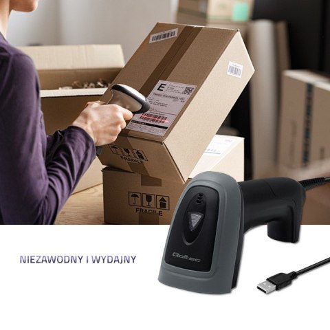 Qoltec Czytnik kodów 1D i 2D | USB Qoltec Czytnik kodów 1D i 2D | USB