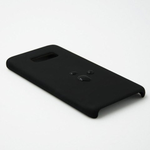 Qoltec Etui na Samsung Galaxy S8 | Płynny Silikon | Czarne Qoltec Etui na Samsung Galaxy S8 | Płynny Silikon | Czarne