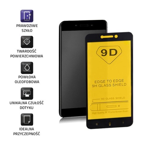 Qoltec Hartowane szkło ochronne PREMIUM do Xiaomi Redmi 5A | 9D | Czarne | Pełne Qoltec Hartowane szkło ochronne PREMIUM do Xiaomi Redmi 5A | 9D | Czarne | Pełne