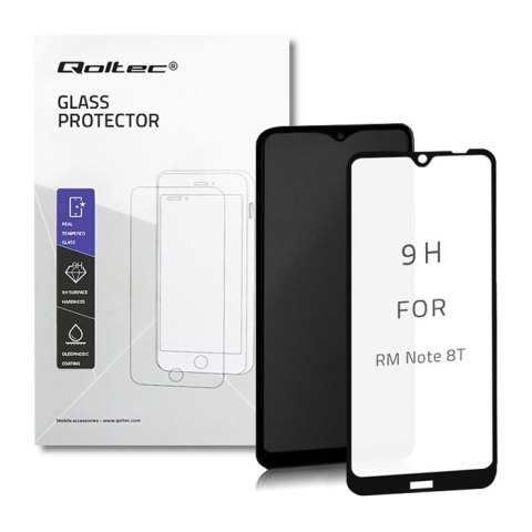 Qoltec Hartowane szkło ochronne PREMIUM do Xiaomi Redmi Note 8T | 6D | Czarne | Pełne Qoltec Hartowane szkło ochronne PREMIUM do Xiaomi Redmi Note 8T | 6D | Czarne | Pełne