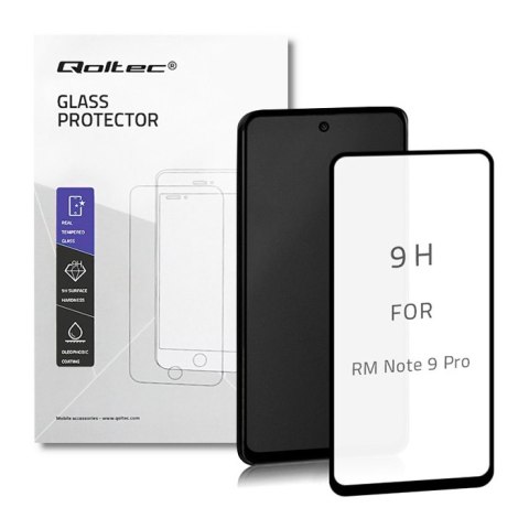 Qoltec Hartowane szkło ochronne PREMIUM do Xiaomi Redmi Note 9S | 6D | Czarne | Pełne Qoltec Hartowane szkło ochronne PREMIUM do Xiaomi Redmi Note 9S | 6D | Czarne | Pełne