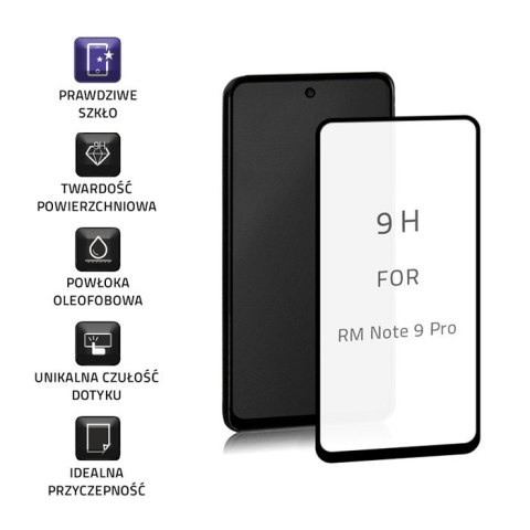 Qoltec Hartowane szkło ochronne PREMIUM do Xiaomi Redmi Note 9S | 6D | Czarne | Pełne Qoltec Hartowane szkło ochronne PREMIUM do Xiaomi Redmi Note 9S | 6D | Czarne | Pełne