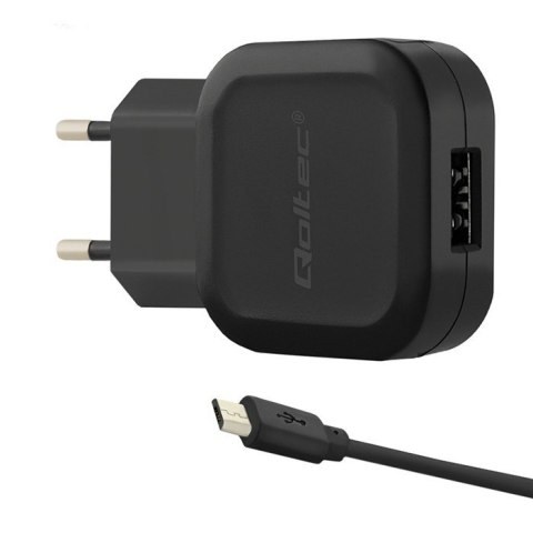 Qoltec Ładowarka sieciowa 12W | 5V | 2.4A | USB + kabel Micro USB Qoltec Ładowarka sieciowa 12W | 5V | 2.4A | USB + kabel Micro USB