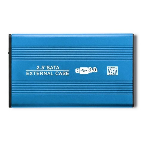 Qoltec Obudowa/kieszeń do dysków HDD/SSD 2.5" SATA3 | USB 3.0 | Niebieski Qoltec Obudowa/kieszeń do dysków HDD/SSD 2.5" SATA3 | USB 3.0 | Niebieski