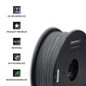 Qoltec Profesjonalny filament do druku 3D | ABS PRO | 1.75mm | 1kg | Grey Qoltec Profesjonalny filament do druku 3D | ABS PRO | 1.75mm | 1kg | Grey