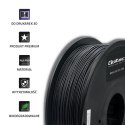 Qoltec Profesjonalny filament do druku 3D | PLA PRO | 1.75mm | 1kg | Black Qoltec Profesjonalny filament do druku 3D | PLA PRO | 1.75mm | 1kg | Black