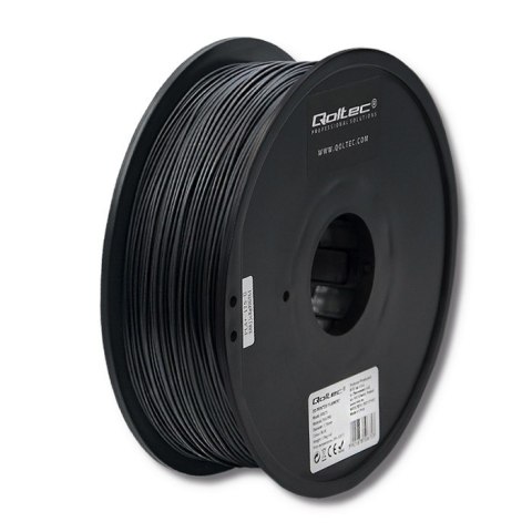 Qoltec Profesjonalny filament do druku 3D | PLA PRO | 1.75mm | 1kg | Black Qoltec Profesjonalny filament do druku 3D | PLA PRO | 1.75mm | 1kg | Black