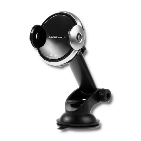 Qoltec Samochodowa ładowarka indukcyjna PREMIUM z uchwytem iR 15W |QC 3.0 |USB typ C Qoltec Samochodowa ładowarka indukcyjna PREMIUM z uchwytem iR 15W |QC 3.0 |USB typ C