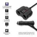 Qoltec Samochodowy rozdzielacz gniazda zapalniczki 12-24V | 34W | 2.4A | 2xUSB | USB QC 3.0 | 2x gniazdo zapalniczki+0,9m Qoltec Samochodowy rozdzielacz gniazda zapalniczki 12-24V | 34W | 2.4A | 2xUSB | USB QC 3.0 | 2x gniazdo zapalniczki+0,9m