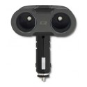 Qoltec Samochodowy rozdzielacz gniazda zapalniczki 12-24V | 52W | 2.4A | 2 x USB | USB QC 3.0 | USB typ C PD | 2 x gniazdo zapal Qoltec Samochodowy rozdzielacz gniazda zapalniczki 12-24V | 52W | 2.4A | 2 x USB | USB QC 3.0 | USB typ C PD | 2 x gniazdo zapal