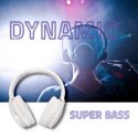 Qoltec Słuchawki bezprzewodowe z mikrofonem Super Bass DYNAMIC | BT | Białe perłowe Qoltec Słuchawki bezprzewodowe z mikrofonem Super Bass DYNAMIC | BT | Białe perłowe