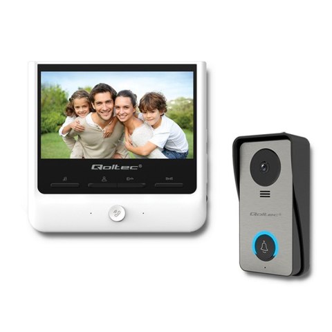 Qoltec Wideodomofon Theon 7 | TFT LCD 7" | Biały Qoltec Wideodomofon Theon 7 | TFT LCD 7" | Biały