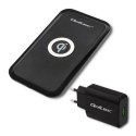 Qoltec Bezprzewodowa ładowarka indukcyjna 10W + Ładowarka sieciowa 18W | 5V | 3A | Qualcomm Quick Charge 3.0 Qoltec Bezprzewodowa ładowarka indukcyjna 10W + Ładowarka sieciowa 18W | 5V | 3A | Qualcomm Quick Charge 3.0