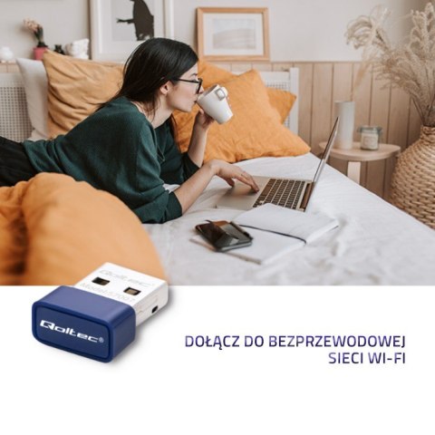 Qoltec Bezprzewodowy mini adapter WiFi Standard N | BT 4.0 USB Qoltec Bezprzewodowy mini adapter WiFi Standard N | BT 4.0 USB