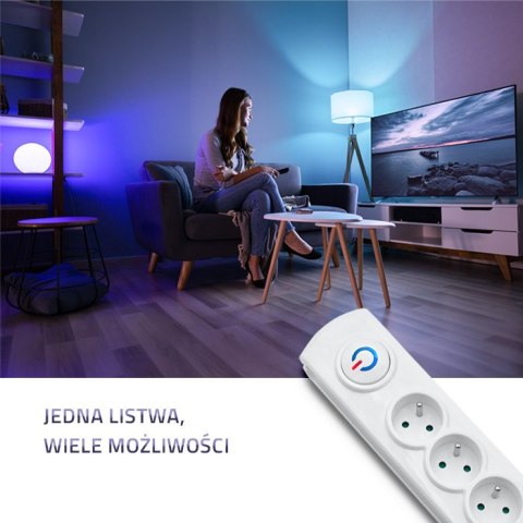 Qoltec Listwa antyprzepięciowa | 8 gniazd | 1.5m Qoltec Listwa antyprzepięciowa | 8 gniazd | 1.5m