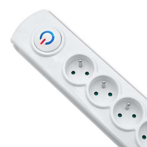 Qoltec Listwa antyprzepięciowa | 8 gniazd | 1.5m Qoltec Listwa antyprzepięciowa | 8 gniazd | 1.5m