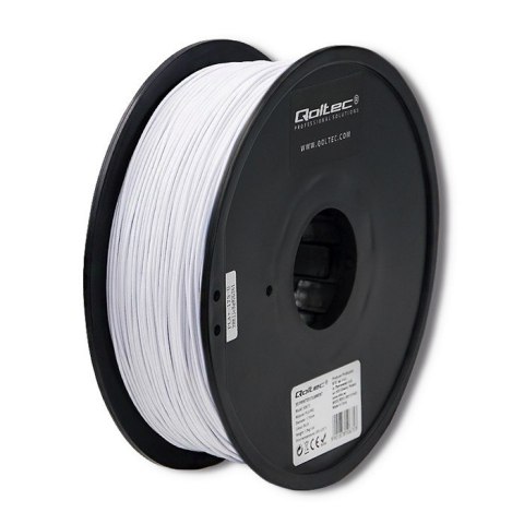 Qoltec Profesjonalny filament do druku 3D | ABS PRO | 1.75mm | 1 kg | Cold White Qoltec Profesjonalny filament do druku 3D | ABS PRO | 1.75mm | 1 kg | Cold White
