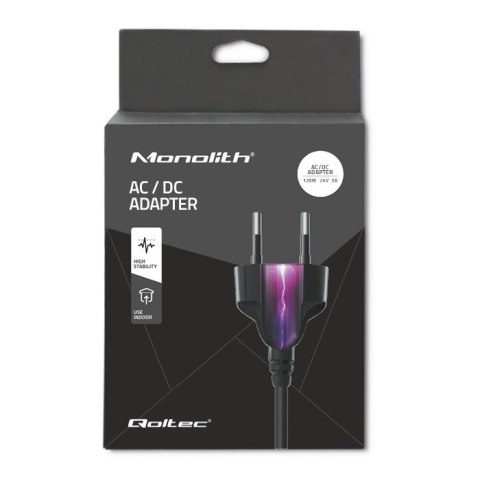 Qoltec Zasilacz desktopowy 72W | 24V | 3A | 5.5*2.5 |+ kabel zasilający Qoltec Zasilacz desktopowy 72W | 24V | 3A | 5.5*2.5 |+ kabel zasilający